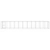 Outdoor Dog Kennel Galvanized Steel 286.5 ftÂ²
