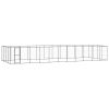 Outdoor Dog Kennel Steel 573.1 ftÂ²