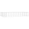 Outdoor Dog Kennel Galvanized Steel 859.6 ftÂ²