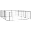 Outdoor Dog Kennel Steel 390.7 ftÂ²
