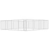Outdoor Dog Kennel Galvanized Steel 25'x25'x6.6'