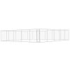 Outdoor Dog Kennel Galvanized Steel 32'x32'x6.6'
