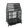 Heavy Duty Dog Cage pet Crate with Roof