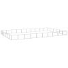 Dog Kennel Silver 645.8 ftÂ² Steel