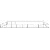 Dog Kennel Black 678.1 ftÂ² Steel