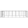 Outdoor Dog Kennel Steel 364.7 ftÂ²