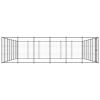 Outdoor Dog Kennel Steel 547 ftÂ²