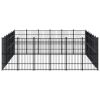Outdoor Dog Kennel Steel 416.7 ftÂ²