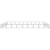 Dog Kennel Black 581.3 ftÂ² Steel