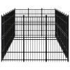 Outdoor Dog Kennel Steel 267.8 ftÂ²