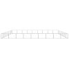 Dog Kennel Silver 775 ftÂ² Steel