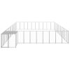 Dog Kennel Silver 403.8 ftÂ² Steel