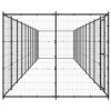 Outdoor Dog Kennel Steel 286.5 ftÂ²