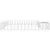 Dog Kennel Silver 403.8 ftÂ² Steel