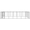 Outdoor Dog Kennel Steel 547 ftÂ²