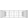 Outdoor Dog Kennel Steel 859.6 ftÂ²