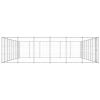 Outdoor Dog Kennel Galvanized Steel 703.3 ftÂ²