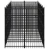 Outdoor Dog Kennel Steel 99.2 ftÂ²