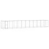Outdoor Dog Kennel Galvanized Steel 286.5 ftÂ²