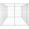 Outdoor Dog Kennel Galvanized Steel 130.2 ftÂ²