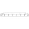 Dog Kennel Silver 301.4 ft¬≤ Steel
