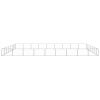 Dog Kennel Silver 678.1 ftÂ² Steel