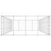 Outdoor Dog Kennel Galvanized Steel 468.9 ftÂ²