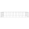 Outdoor Dog Kennel Galvanized Steel 703.3 ftÂ²