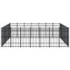 Outdoor Dog Kennel Steel 486.1 ftÂ²
