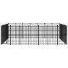Outdoor Dog Kennel Steel 416.7 ftÂ²