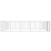 Outdoor Dog Kennel Galvanized Steel 32'x32'x6.6'