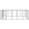 Outdoor Dog Kennel Steel 260.5 ftÂ²