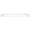 Dog Kennel Silver 968.8 ftÂ² Steel