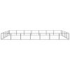 Dog Kennel Black 301.4 ftÂ² Steel