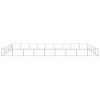 Dog Kennel Silver 484.4 ftÂ² Steel