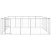Outdoor Dog Kennel Galvanized Steel 390.7 ftÂ²