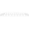 Dog Kennel Silver 861.1 ftÂ² Steel