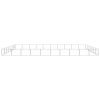 Dog Kennel Silver 753.5 ftÂ² Steel