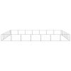 Dog Kennel Silver 527.4 ftÂ² Steel
