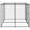 Outdoor Dog Kennel Steel 52.1 ftÂ²