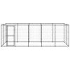 Outdoor Dog Kennel Steel 130.2 ftÂ²