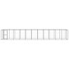 Outdoor Dog Kennel Steel 286.5 ftÂ²
