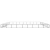Dog Kennel Black 968.8 ftÂ² Steel