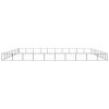 Dog Kennel Black 968.8 ftÂ² Steel
