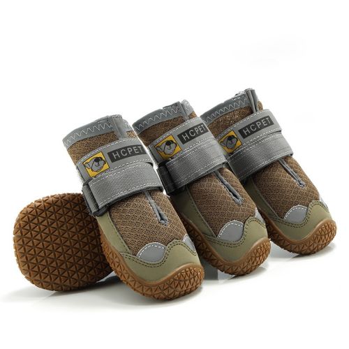 Pet Non-Skid Booties, Waterproof Socks Breathable Non-Slip with 3m Reflective Adjustable Strap Small to Large Size (4PCS/Set) Paw Protector Pet Non-Skid Booties, Waterproof Socks Breathable Non-Slip with 3m Reflective Adjustable Strap Small to Large Size (4PCS/Set) Paw Protector