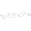 Dog Kennel Silver 430.6 ftÂ² Steel