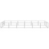 Dog Kennel Silver 129.2 ftÂ² Steel