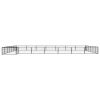28-Panel Dog Playpen Black 39.4"x19.7" Powder-coated Steel