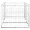 Outdoor Dog Kennel Galvanized Steel 78.1 ftÂ²