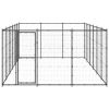Outdoor Dog Kennel Steel 234.4 ftÂ²